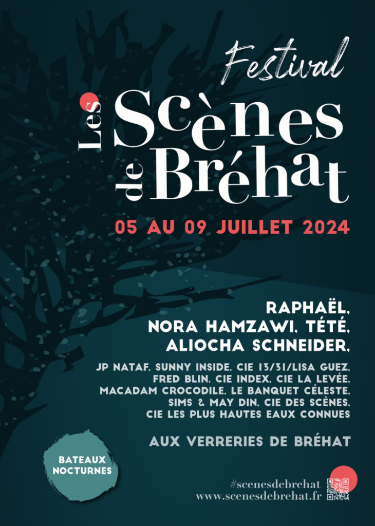 Affiche du festival Les Scènes de Bréhat 2024